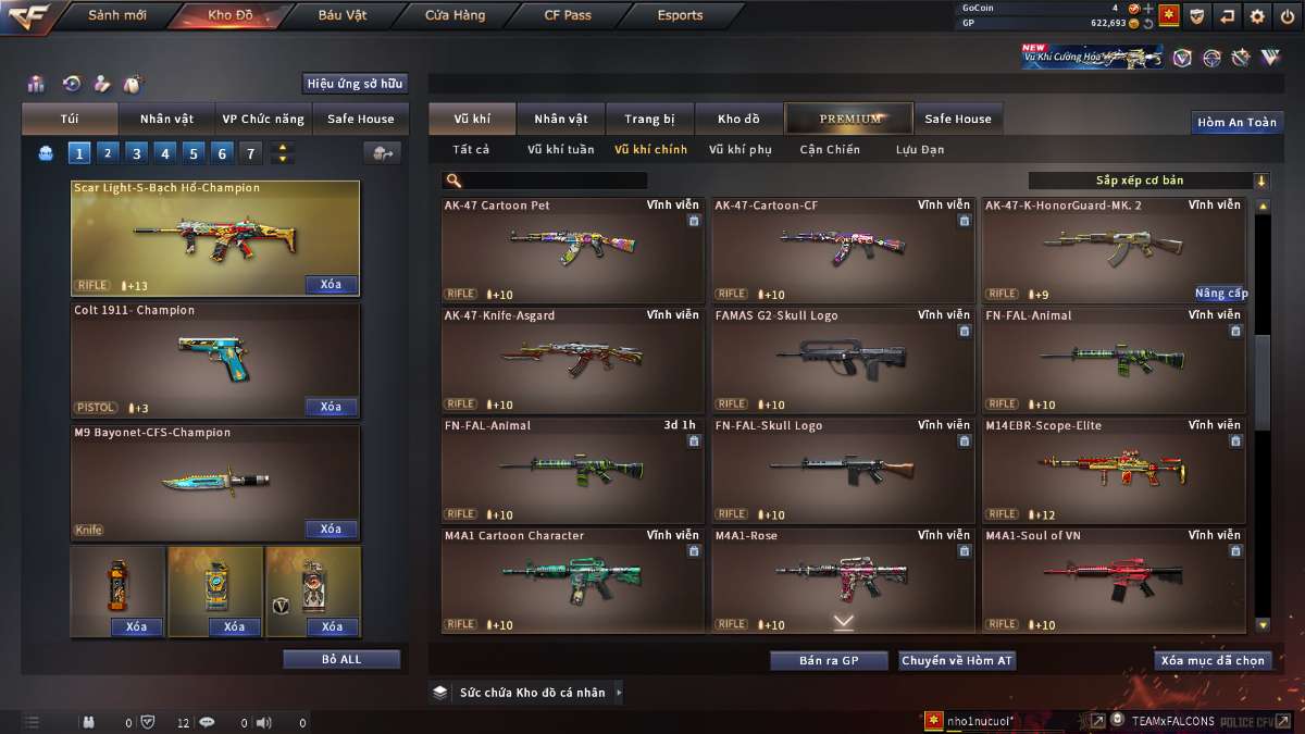 shop acc cf uy tin gia re